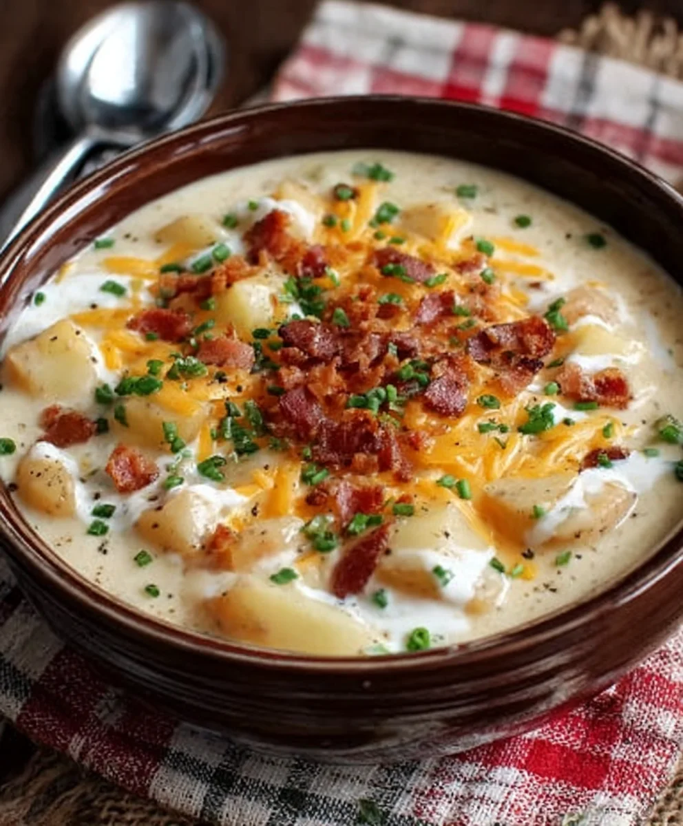 Crock Pot Beef Potato Soup - Addictive Flavor