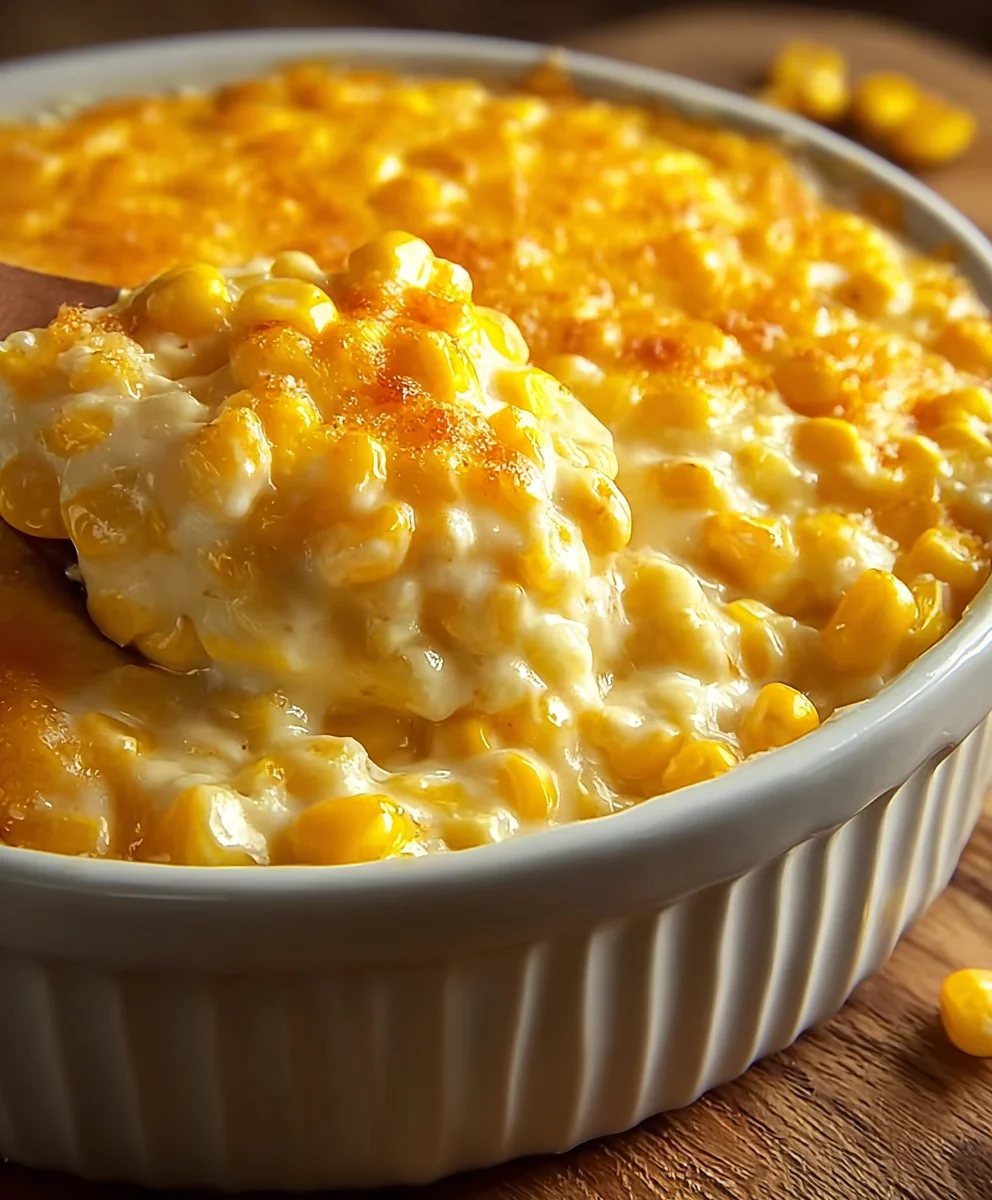 Cream Cheese Corn Bake- Easy Comfort Food Recipe