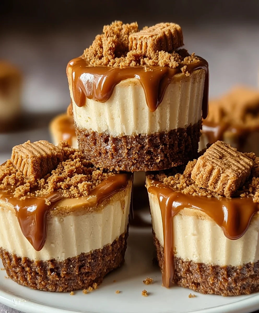 Biscoff Mini Cheesecakes - Decadent & Easy Treat