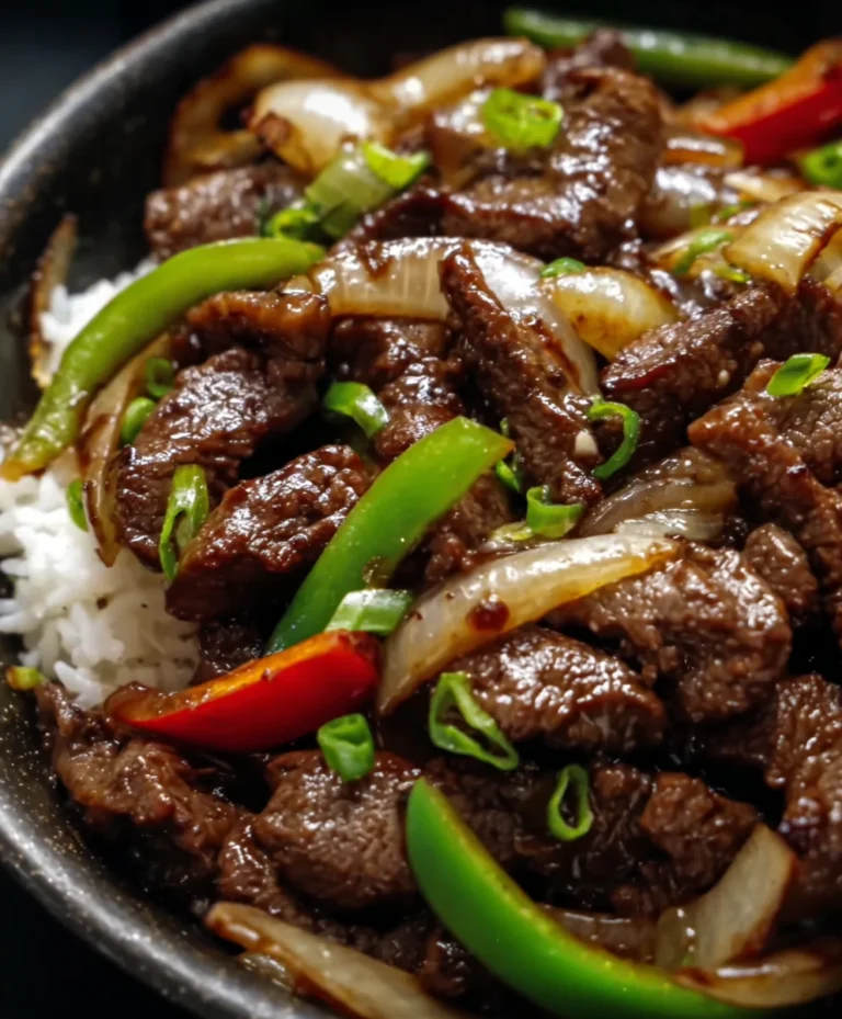 Sizzling Beef Pepper Steak with Onions Recipe