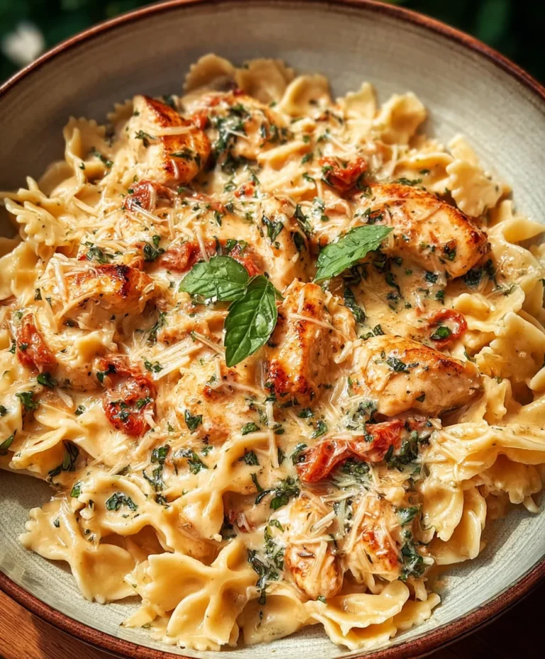 Marry Me Chicken Pasta-Creamy & Delicious Dinner