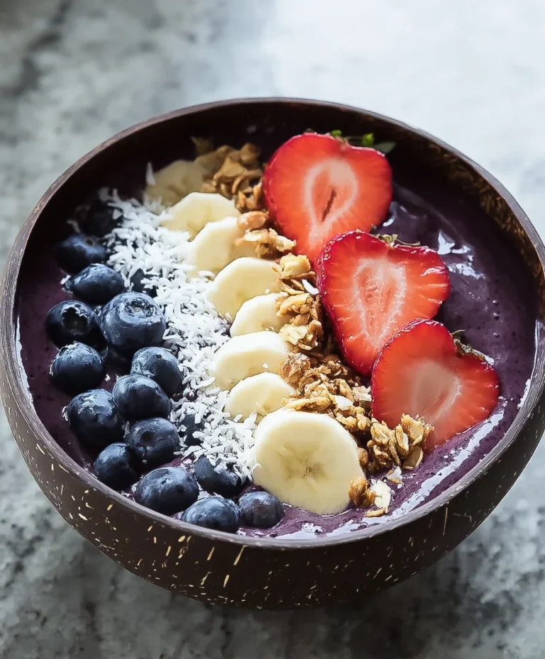 Fresh Acai Breakfast Bowl- Easy & Healthy Start
