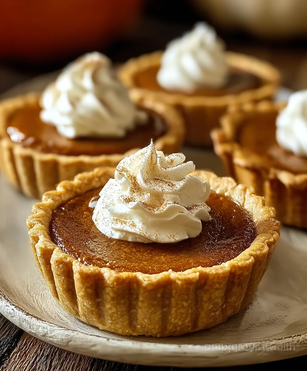 Easy Mini Pumpkin Pies - Quick & Delicious Fall Treat