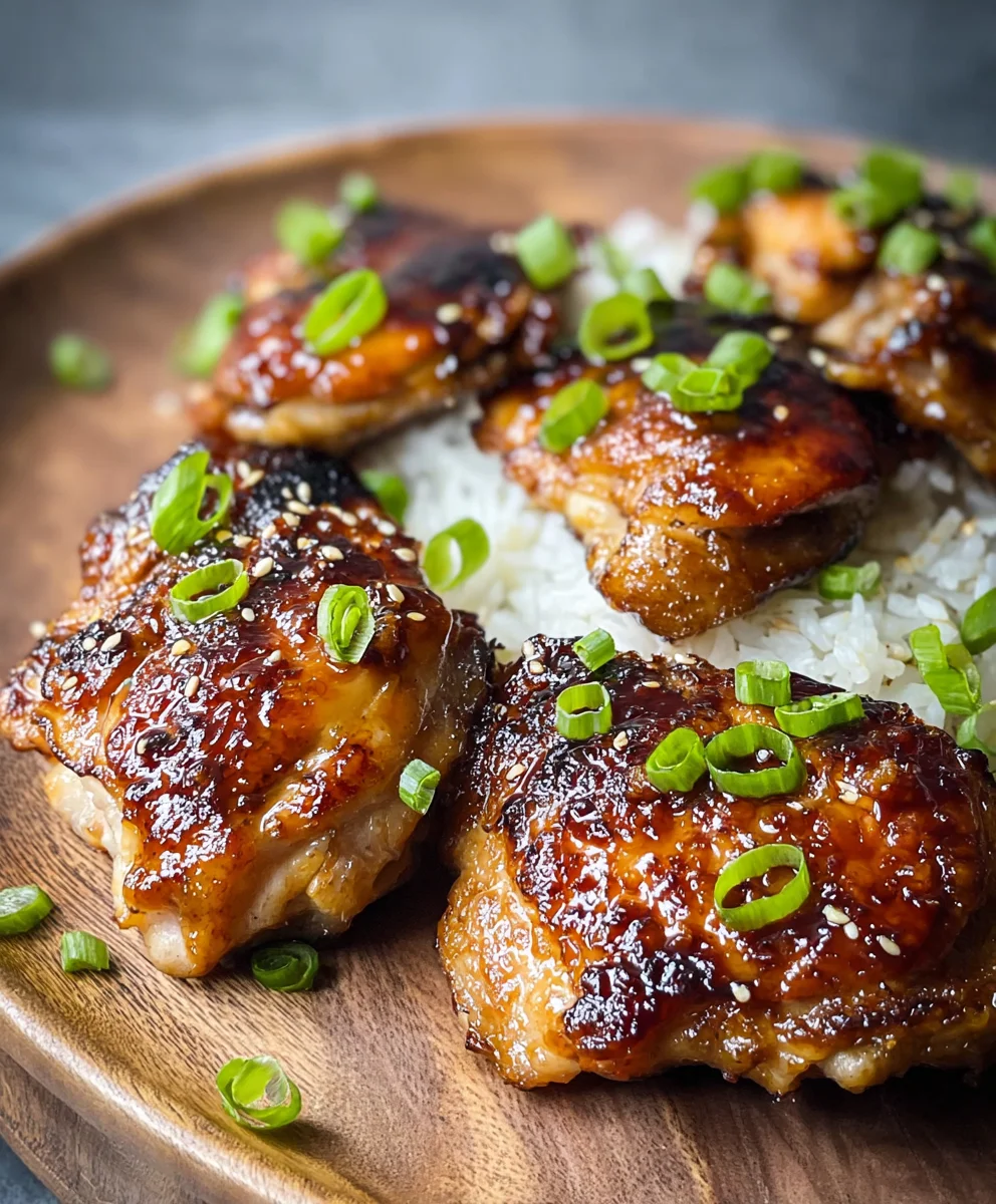 Easy Soy Garlic Chicken Thighs-Quick Dinner Recipe