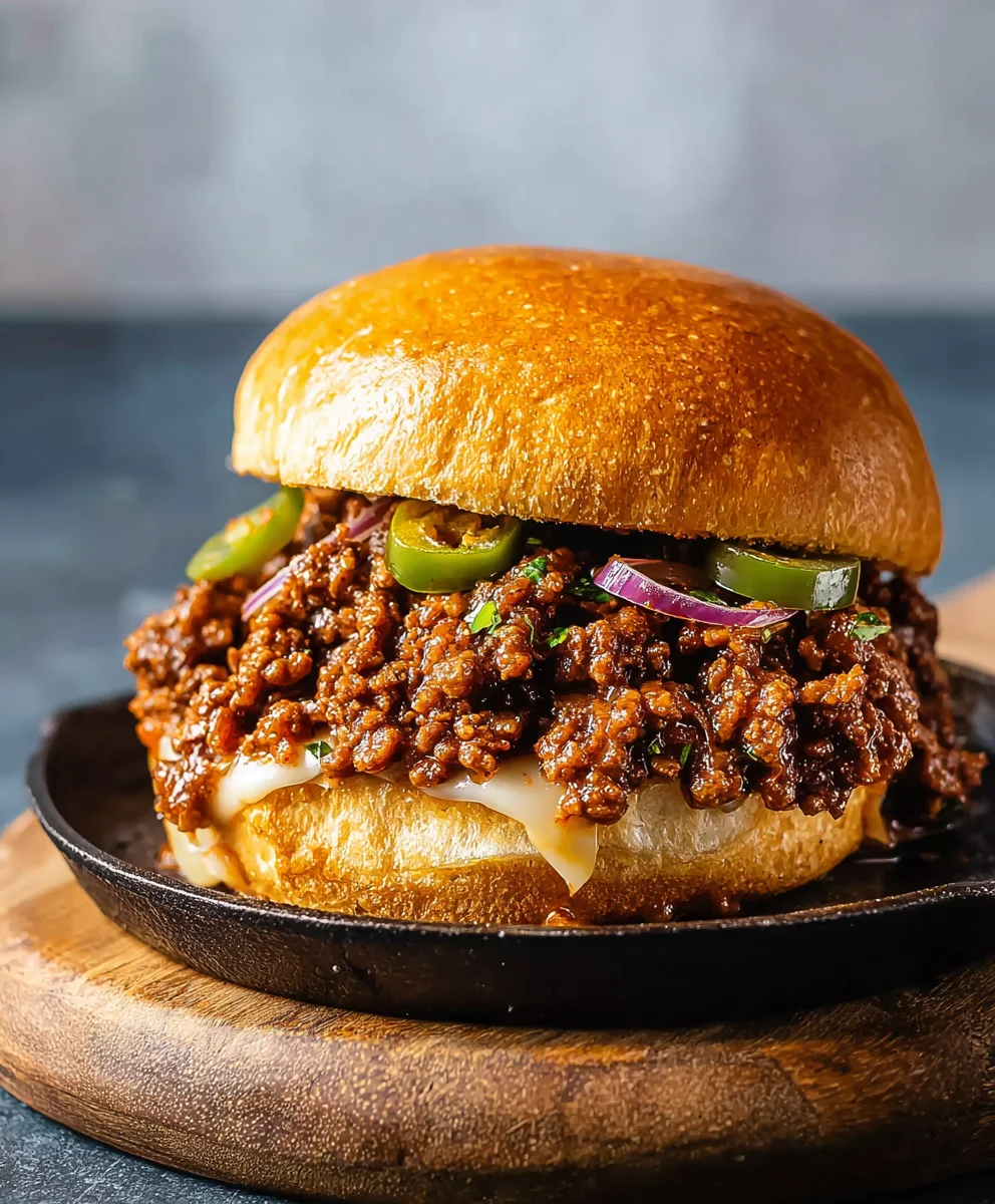 Philly Cheesesteak Sloppy Joes - Easy Beef Recipe