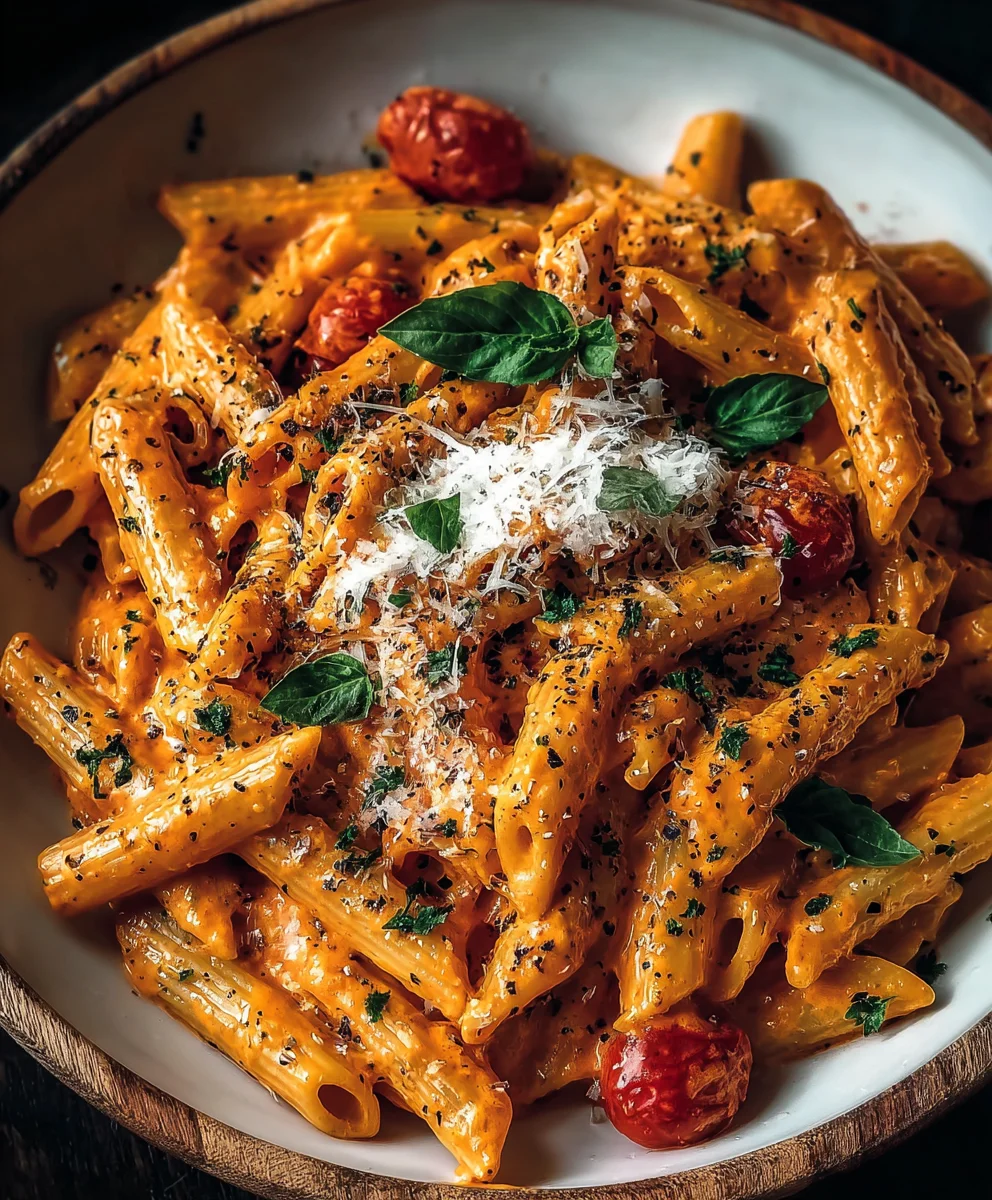 Creamy Tomato Garlic Pasta - Easy & Delicious Recipe