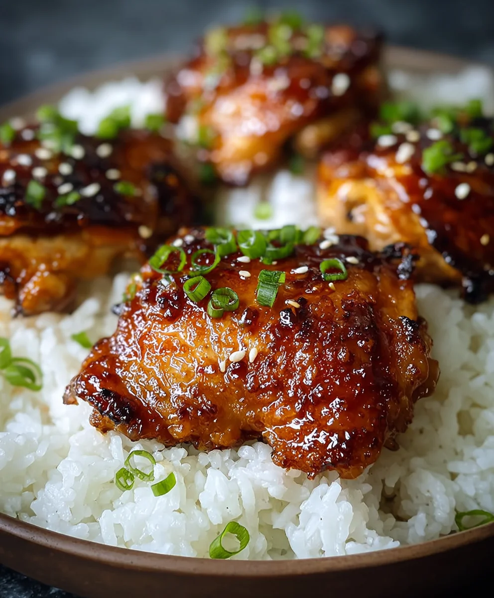 Easy Soy Garlic Chicken Thighs-Quick Dinner Recipe