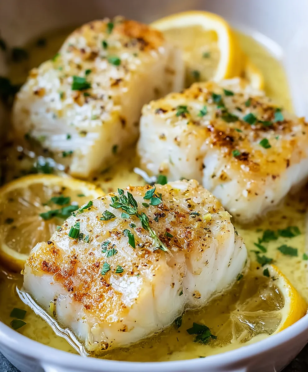 Lemon Garlic Butter Baked Cod- Easy & Delicious