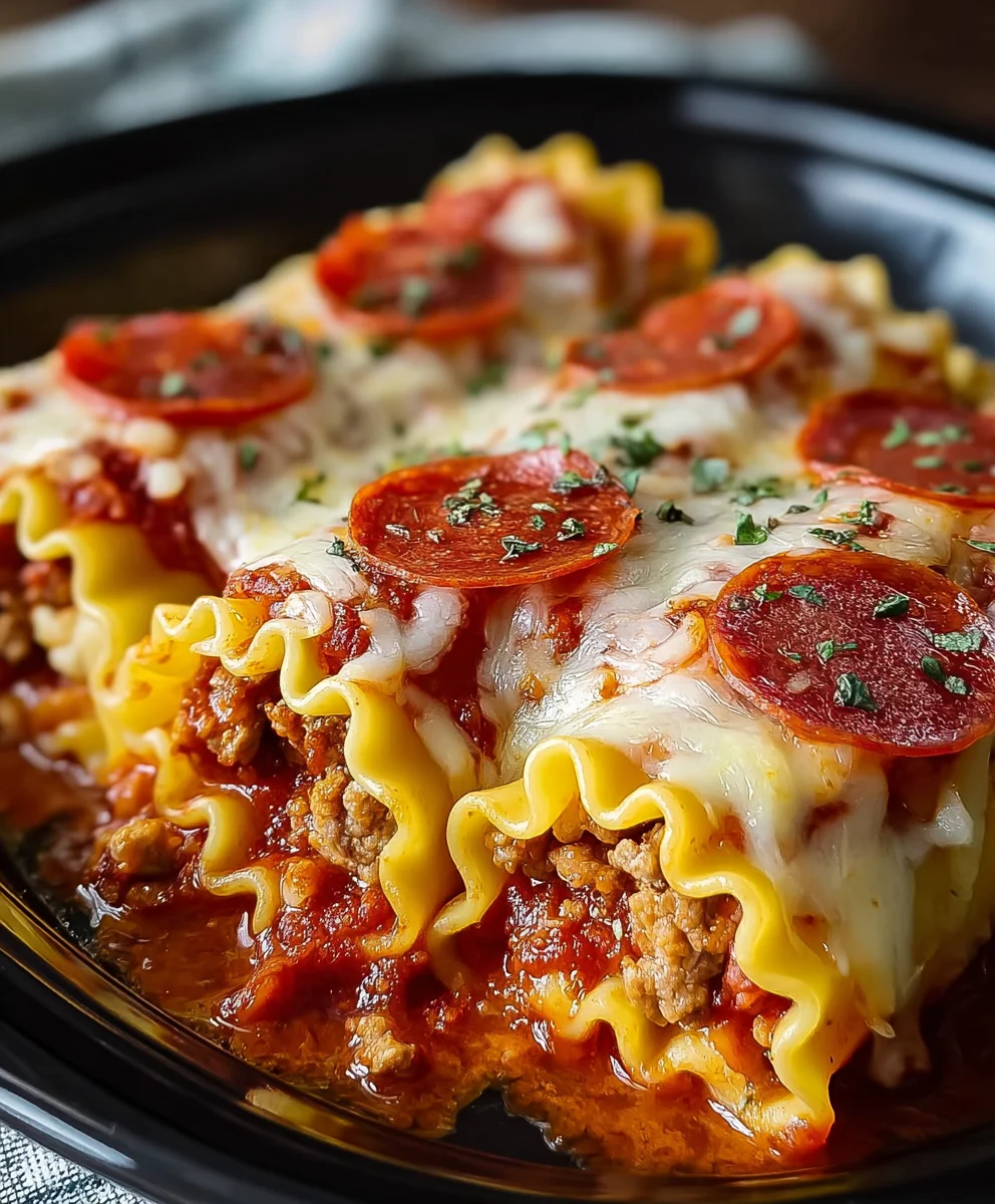Beef Beef Pepperoni Pizza Lasagna Roll Ups Recipe