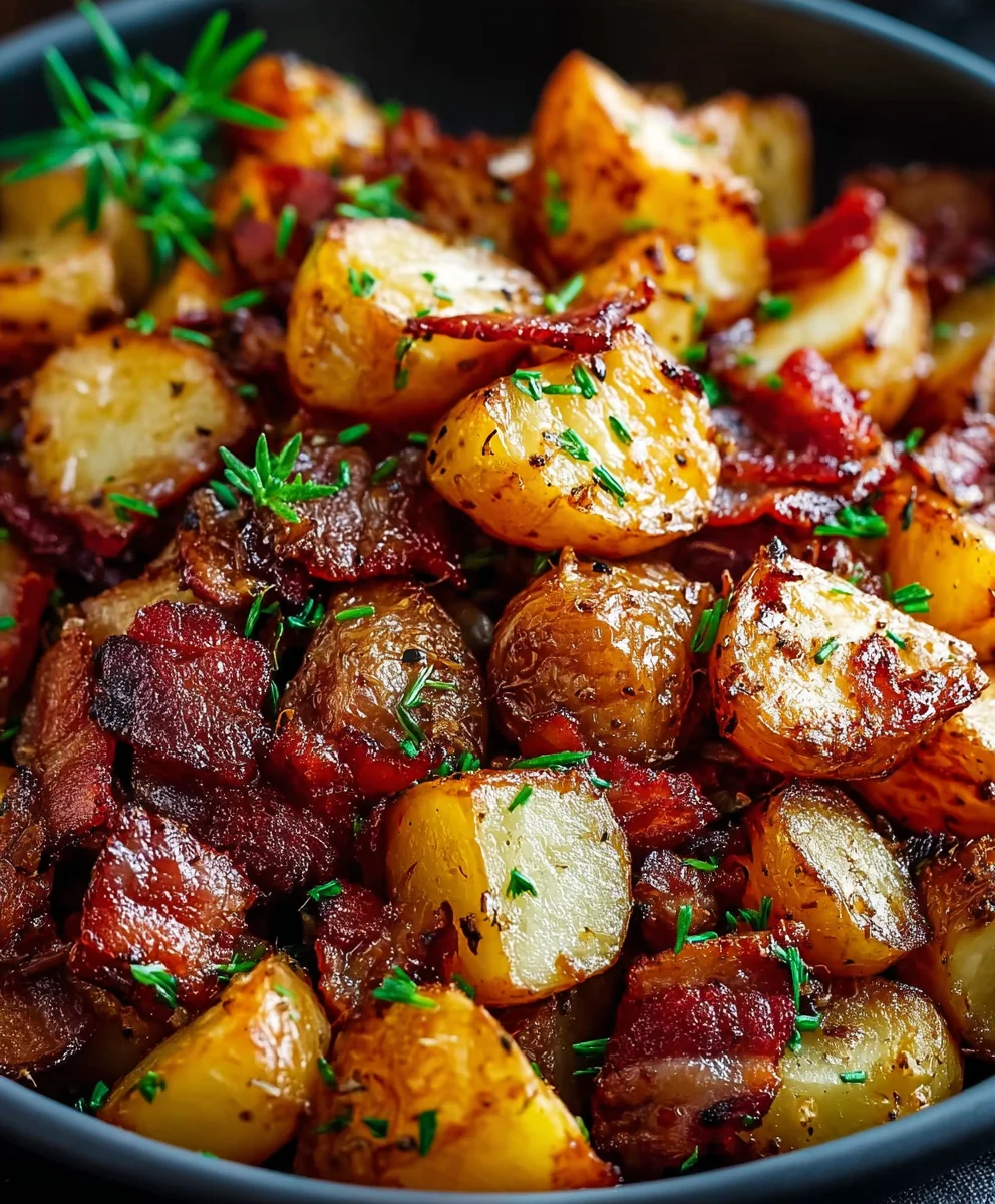 Honey Beef Beef Bacon Roasted Potatoes Recipe