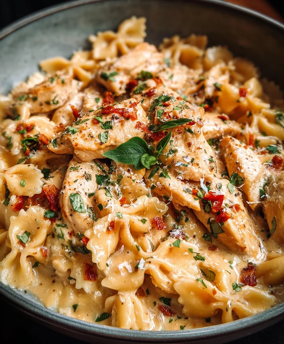 Marry Me Chicken Pasta-Creamy & Delicious Dinner