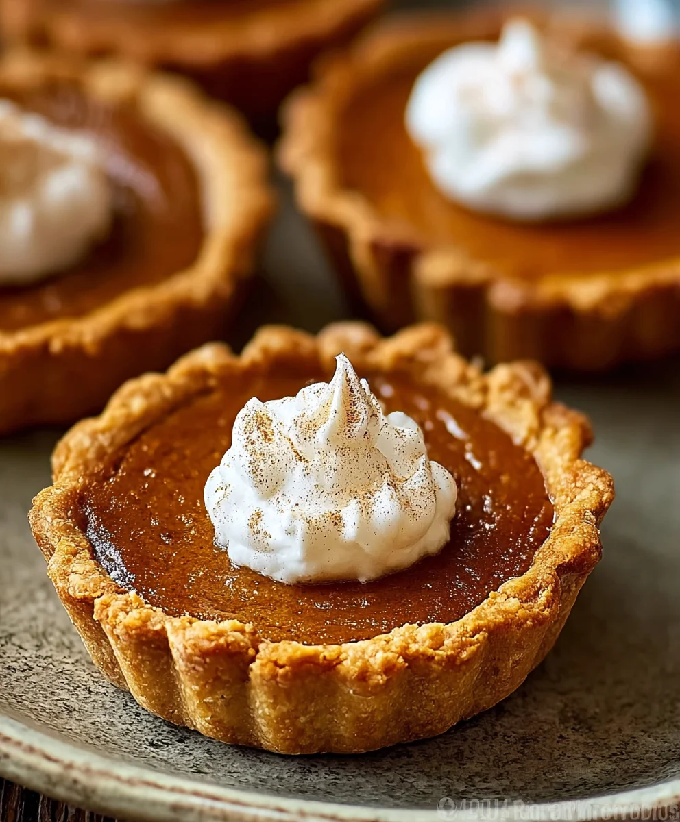 Easy Mini Pumpkin Pies - Quick & Delicious Fall Treat