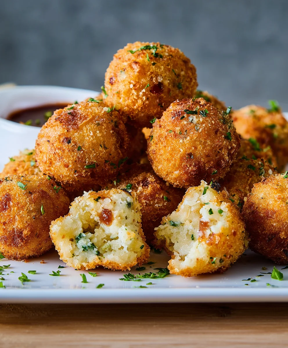 Crispy Fried Mashed Potato Balls- Easy Appetizer
