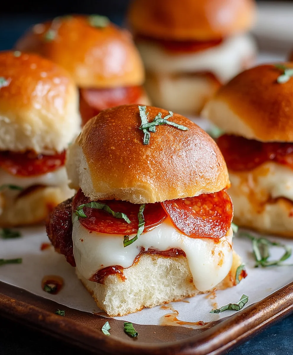 Beef Beef Pepperoni Pizza Sliders - Easy & Delicious Recipe