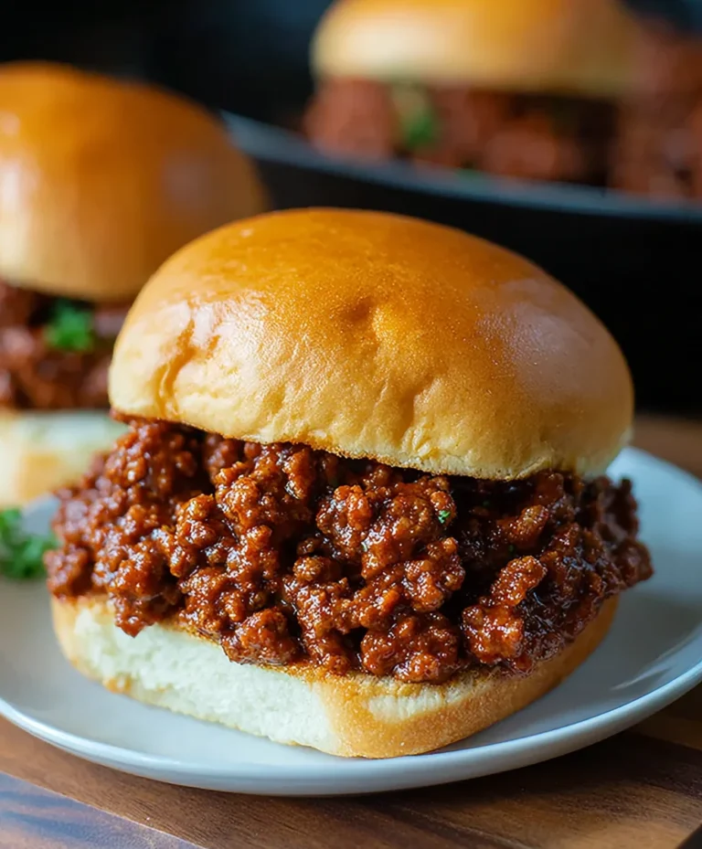 Easy Homemade Sloppy Joe Sandwiches- Quick & Delicious