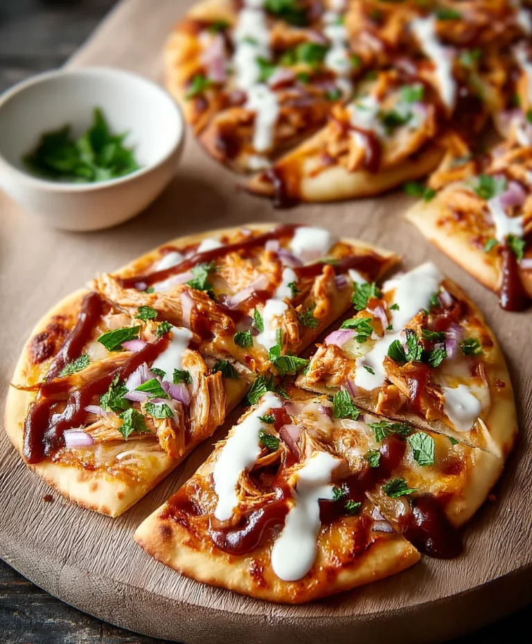 Easy BBQ Chicken Naan Pizza – Quick & Delicious Recipe