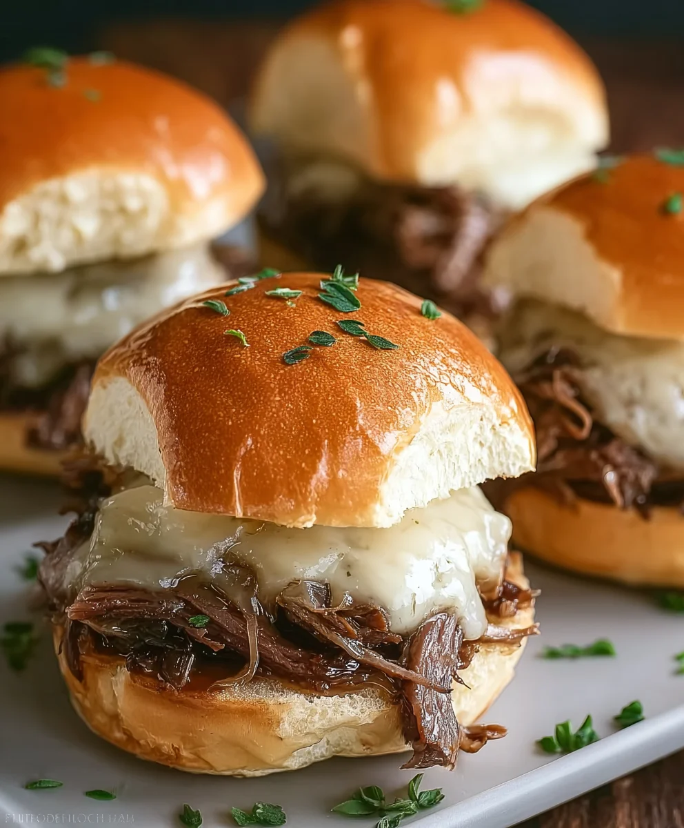 Easy French Dip Sliders - Crowd Pleaser Recipe