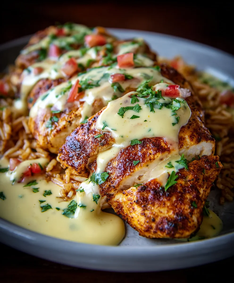 Easy Mexican Spiced Chicken Cheese Sauce Recipe