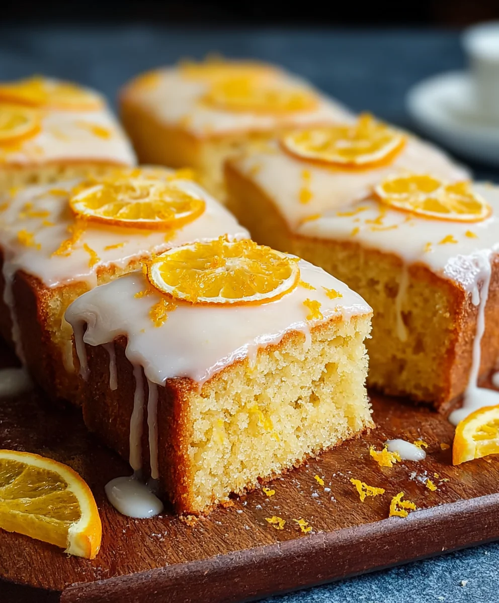 Easy Orange Drizzle Traybake Cake Recipe