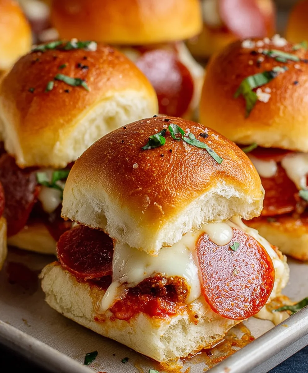 Beef Beef Pepperoni Pizza Sliders - Easy & Delicious Recipe