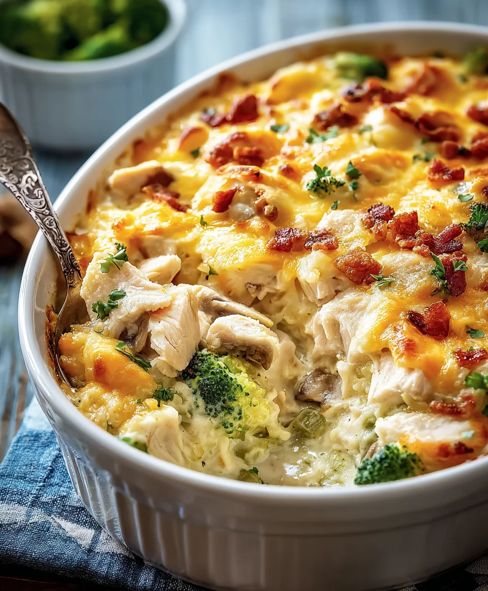 Easy Low-Carb Chicken Casserole Recipe