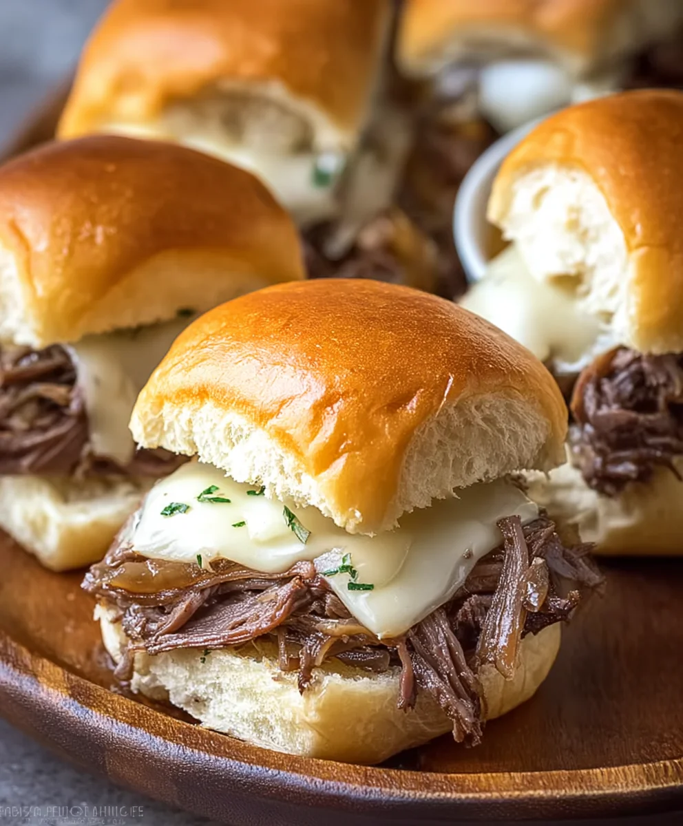 Easy French Dip Sliders - Crowd Pleaser Recipe