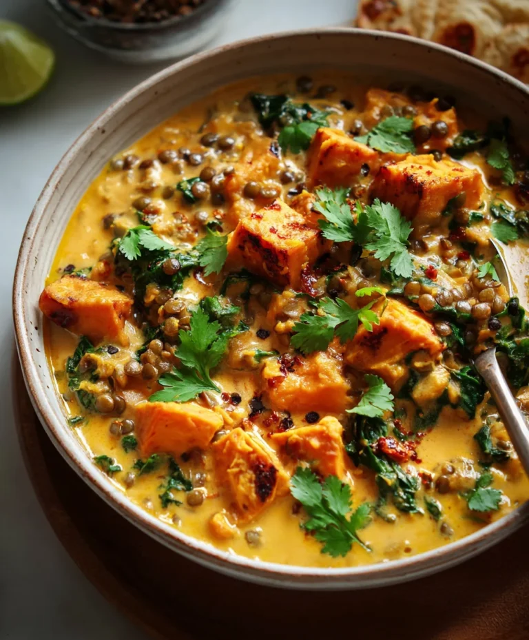 Sweet Potato Coconut Stew- Gin Extract-Free- Lentil-NON-ALCOHOLIC ALE