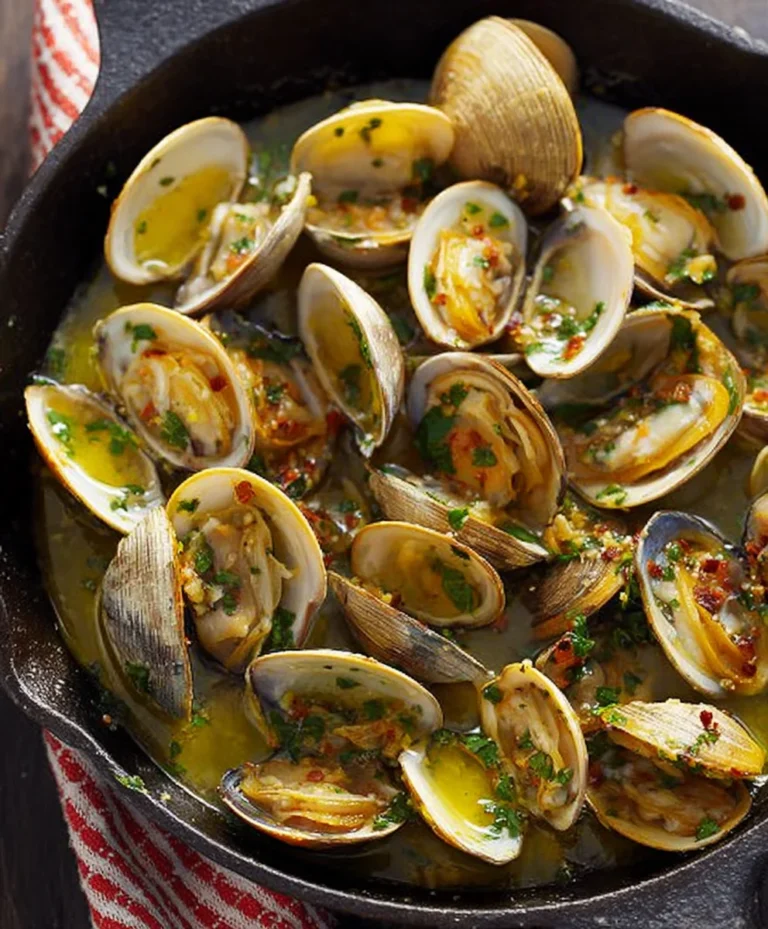 Garlic Butter Beef Sauteed Clams- Easy Recipe