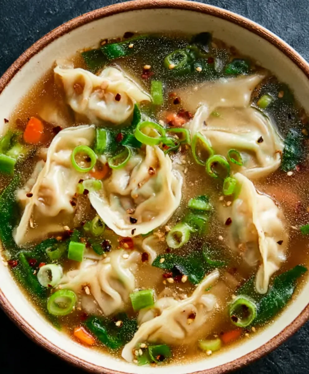 Savory Beef Potsticker Soup – Easy Comfort Food
