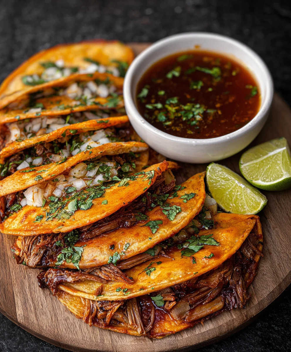 Authentic Birria Quesatacos with Consomé Recipe