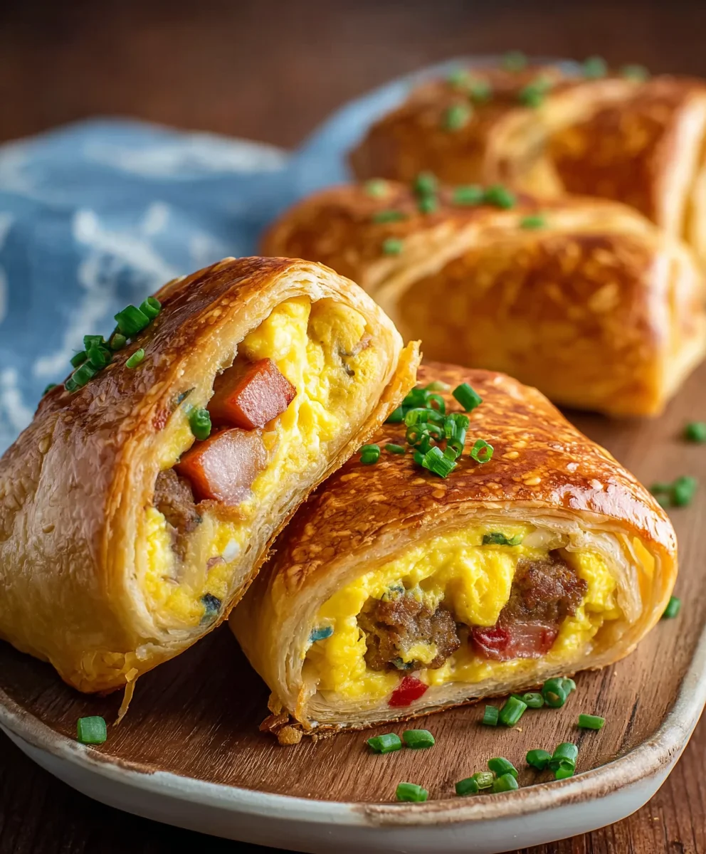Sausage Egg Breakfast Roll Ups Easy Morning Treat