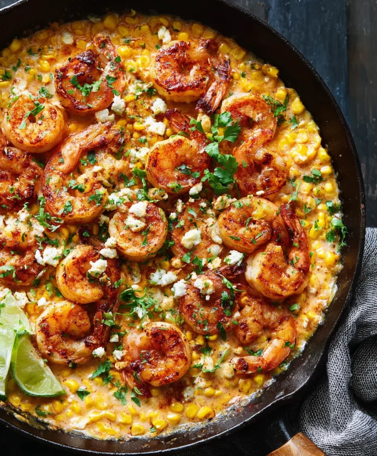 Shrimp Creamed Corn One-Pan Minute Meal