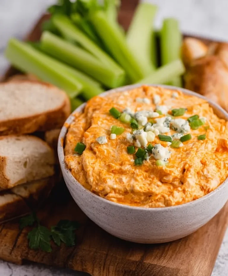 Easy Crockpot Buffalo Chicken Dip – Crowd Pleaser