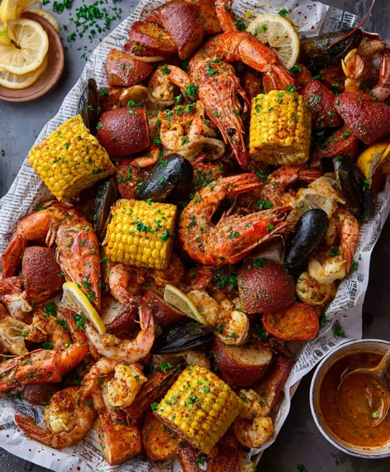 Spicy Cajun Seafood Boil-Garlic Butter Flavor