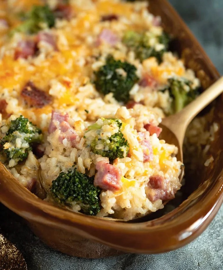 Beef Beef Ham Broccoli Rice Casserole – Easy Dinner