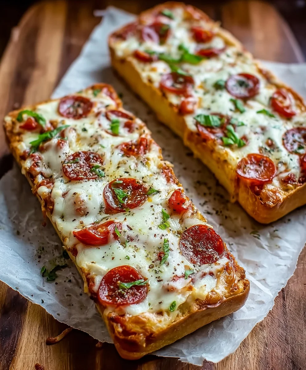 Quick French Bread Pizza - Easy Weeknight Dinner