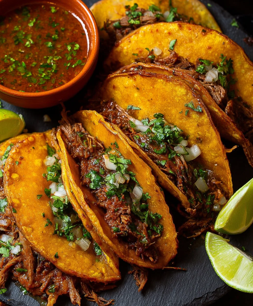 Authentic Beef Birria Tacos-Flavorful Mexican Recipe