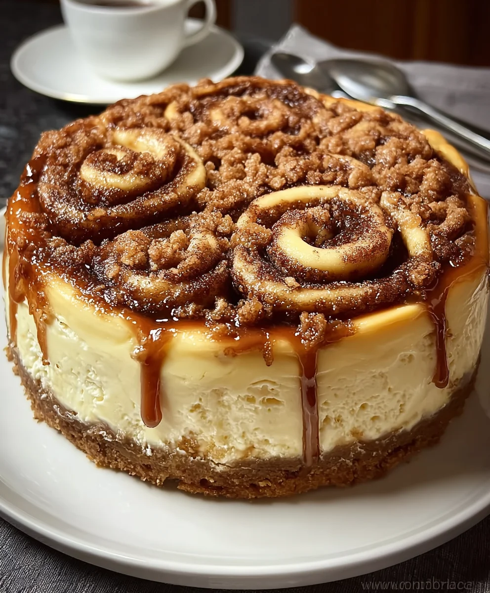 Cinnamon Roll Honeybun Cheesecake Dream Dessert