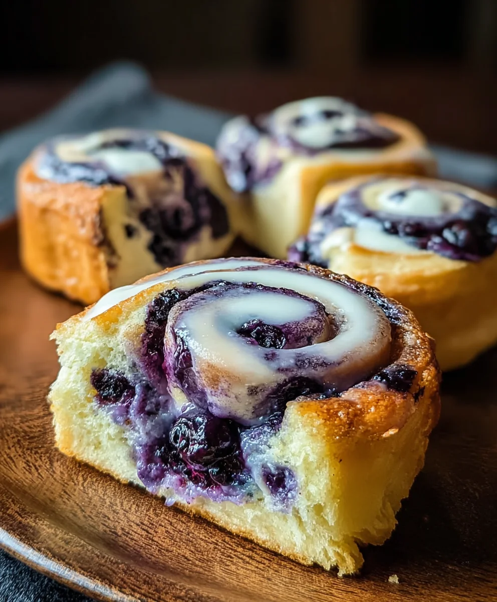 Blueberry Cheesecake Rolls-Easy & Delicious Dessert Recipe