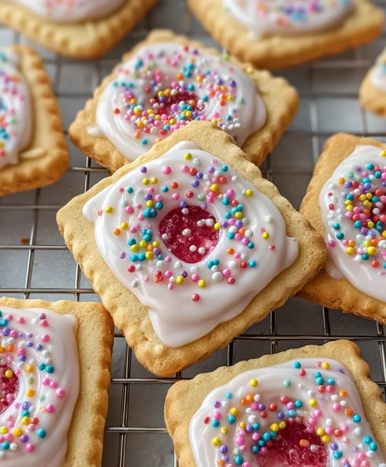 Frosted Pop-Tart Cookies- Easy Fun Dessert