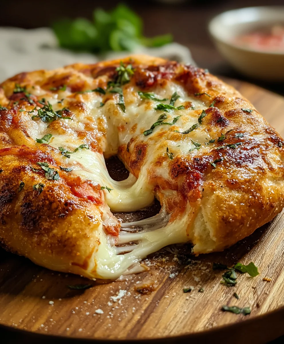 Stuffed Brie Cheese Pizza- Decadent Baked Brie Pizza Recipe