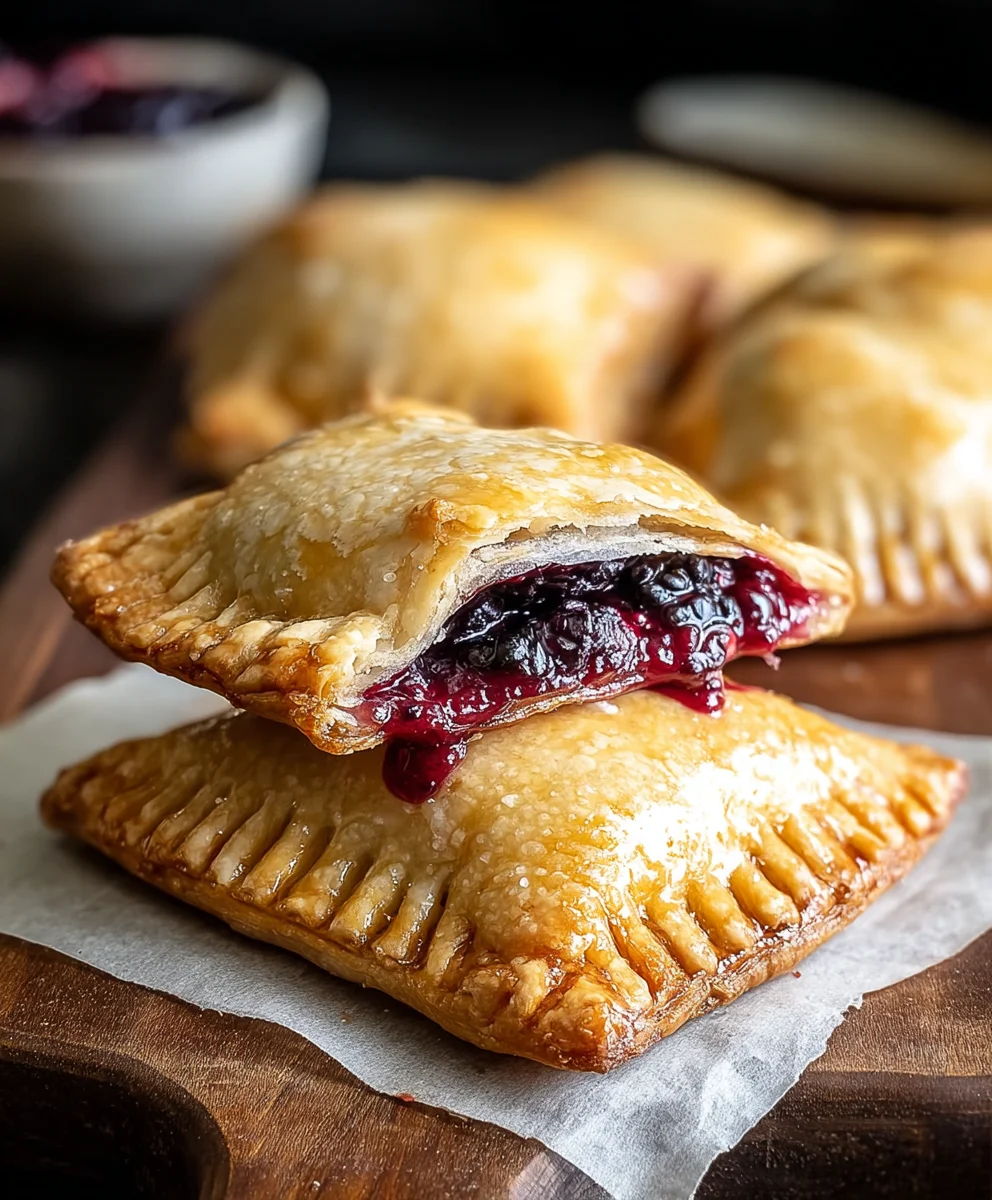 Blackberry Hand Pies-Sweet & Tart Dessert Recipe