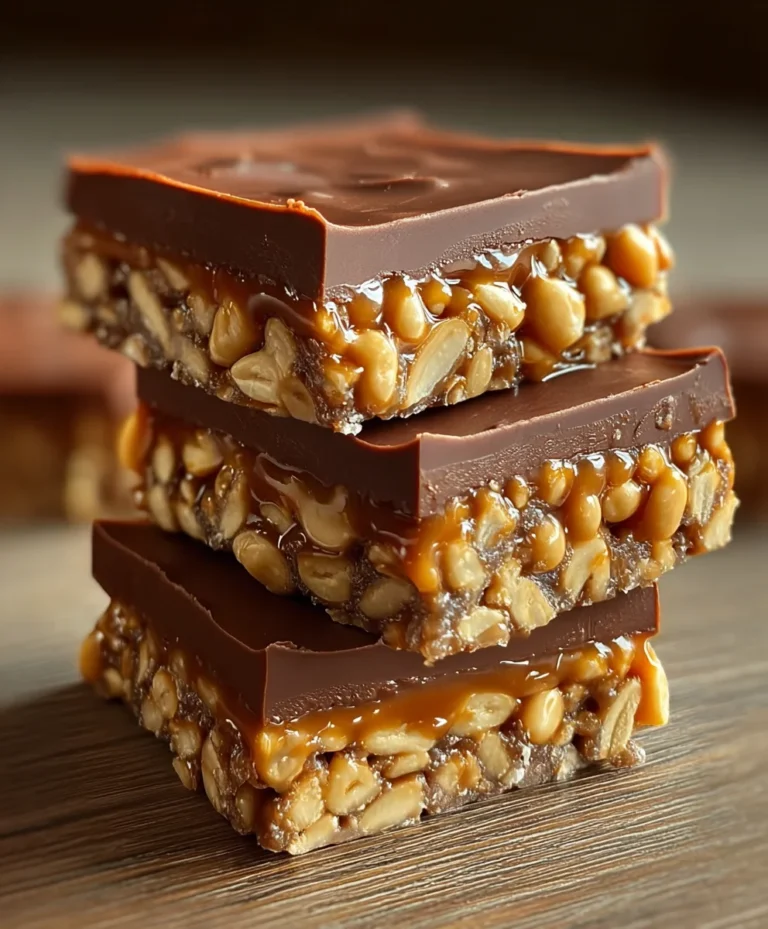 Caramel Fudge Crunch Bars – Easy Sweet Treat