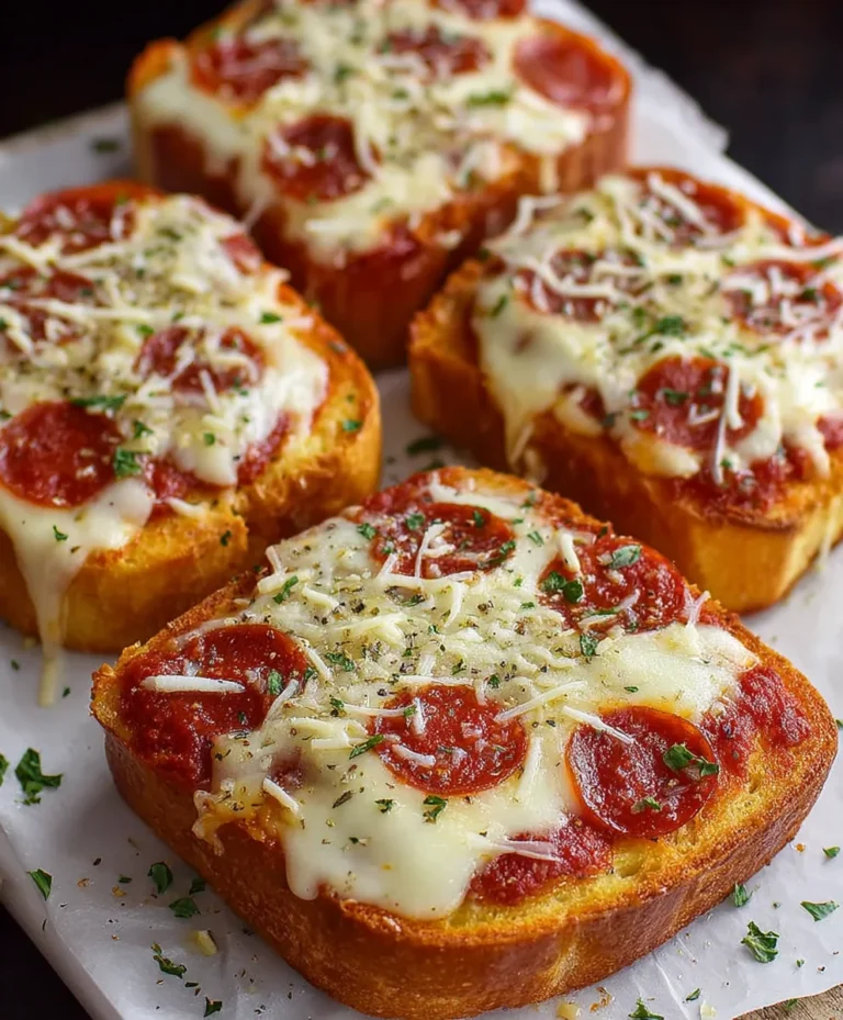 Texas Toast Garlic Bread Pizza – Easy Recipe