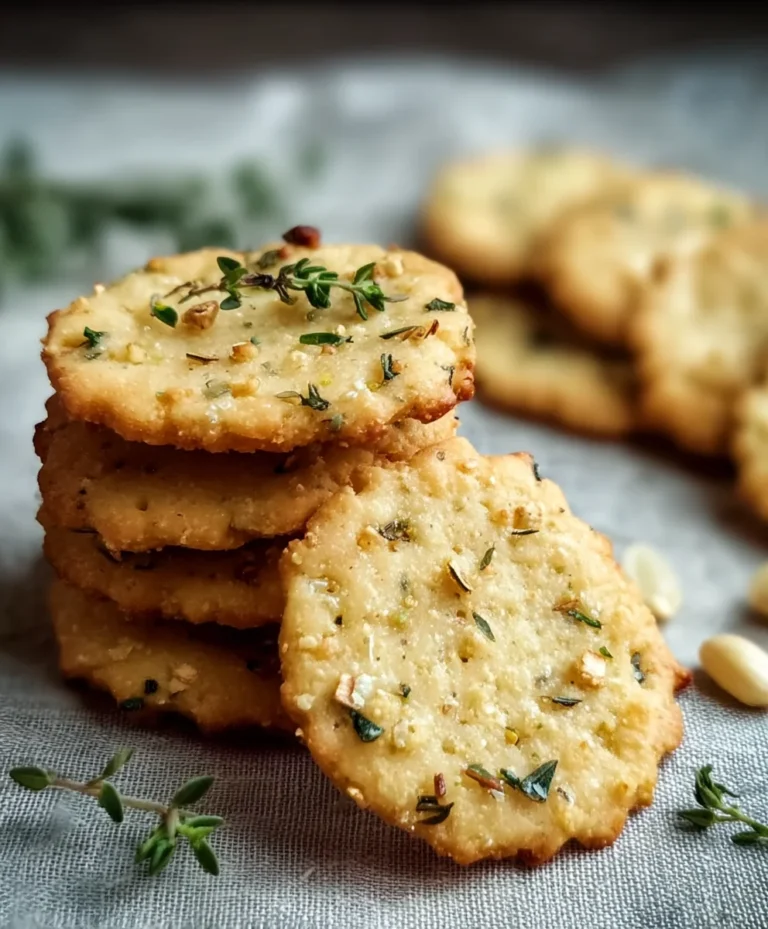 Garlic Herb Chickpea Flour Crackers-Healthy Snack