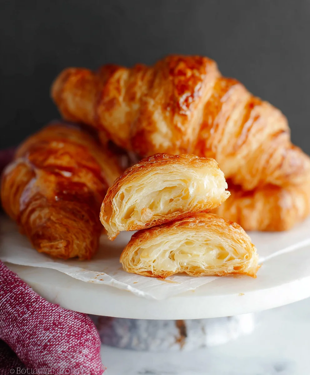 Flaky Homemade Croissants- Easy Recipe & Tips