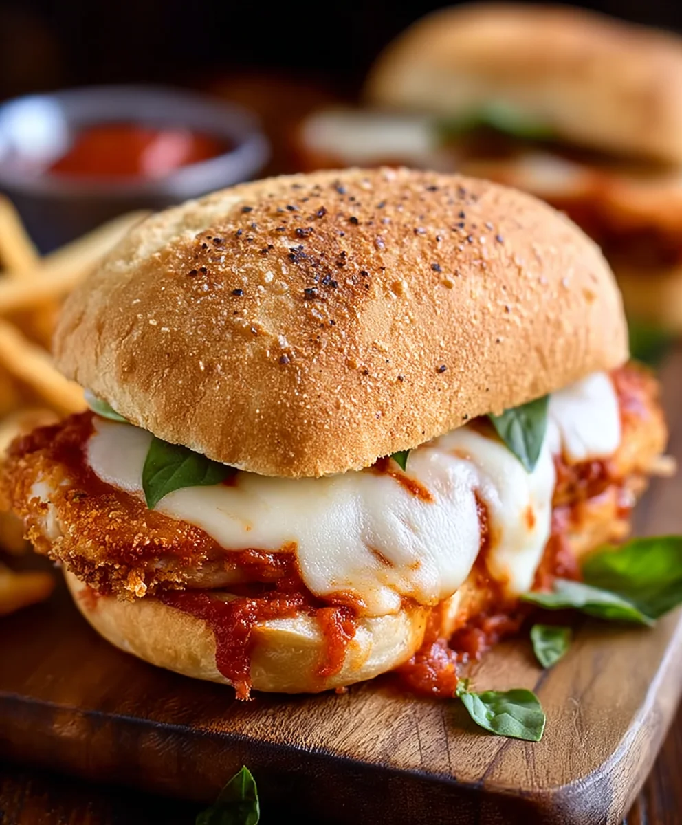 Easy Chicken Parmesan Sandwiches Quick & Delicious Recipe