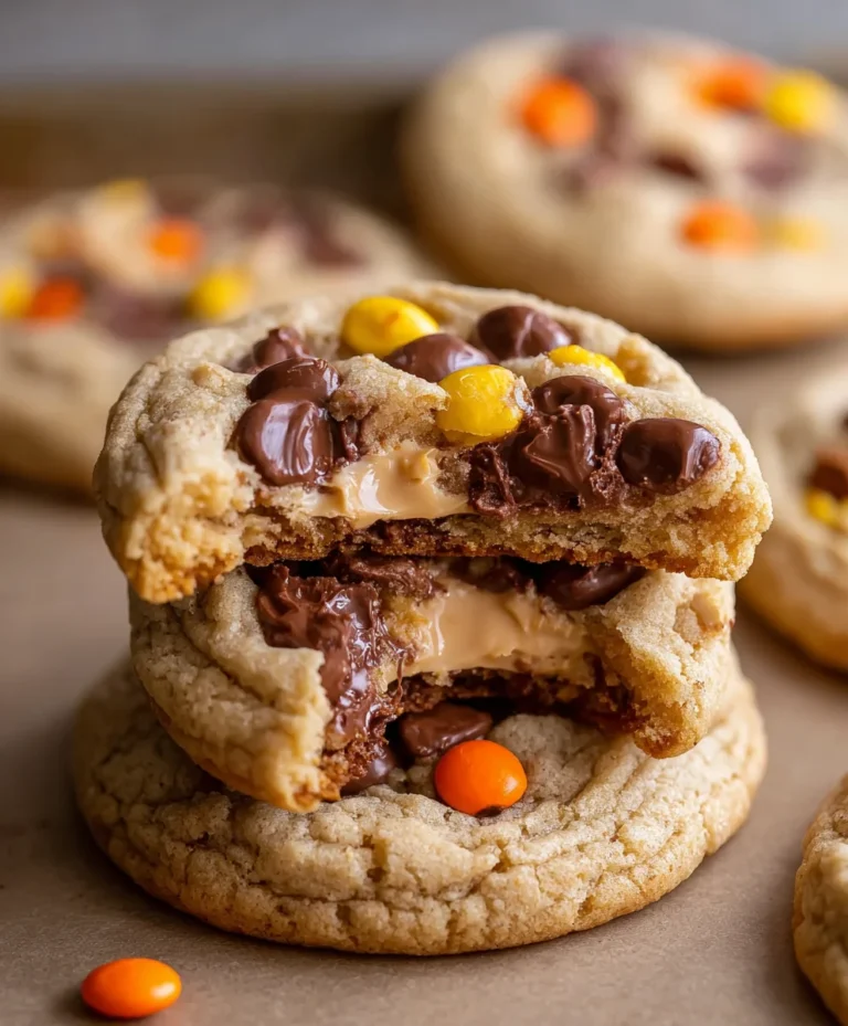 Reese’s Cheesecake Cookies – Decadent & Chewy
