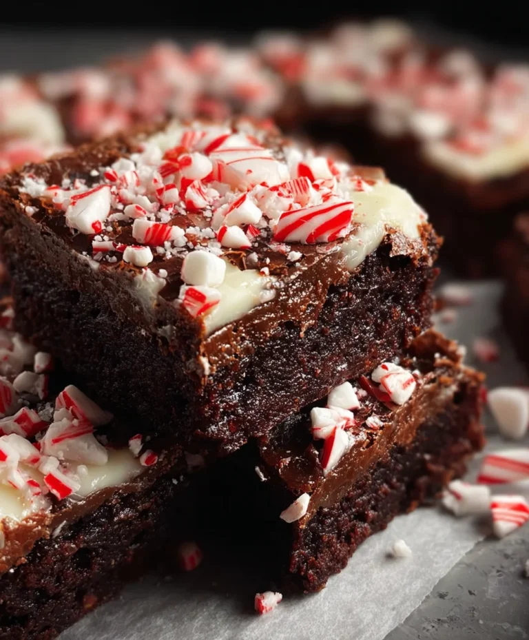 Delicious Peppermint Brownies-Festive & Easy Treat