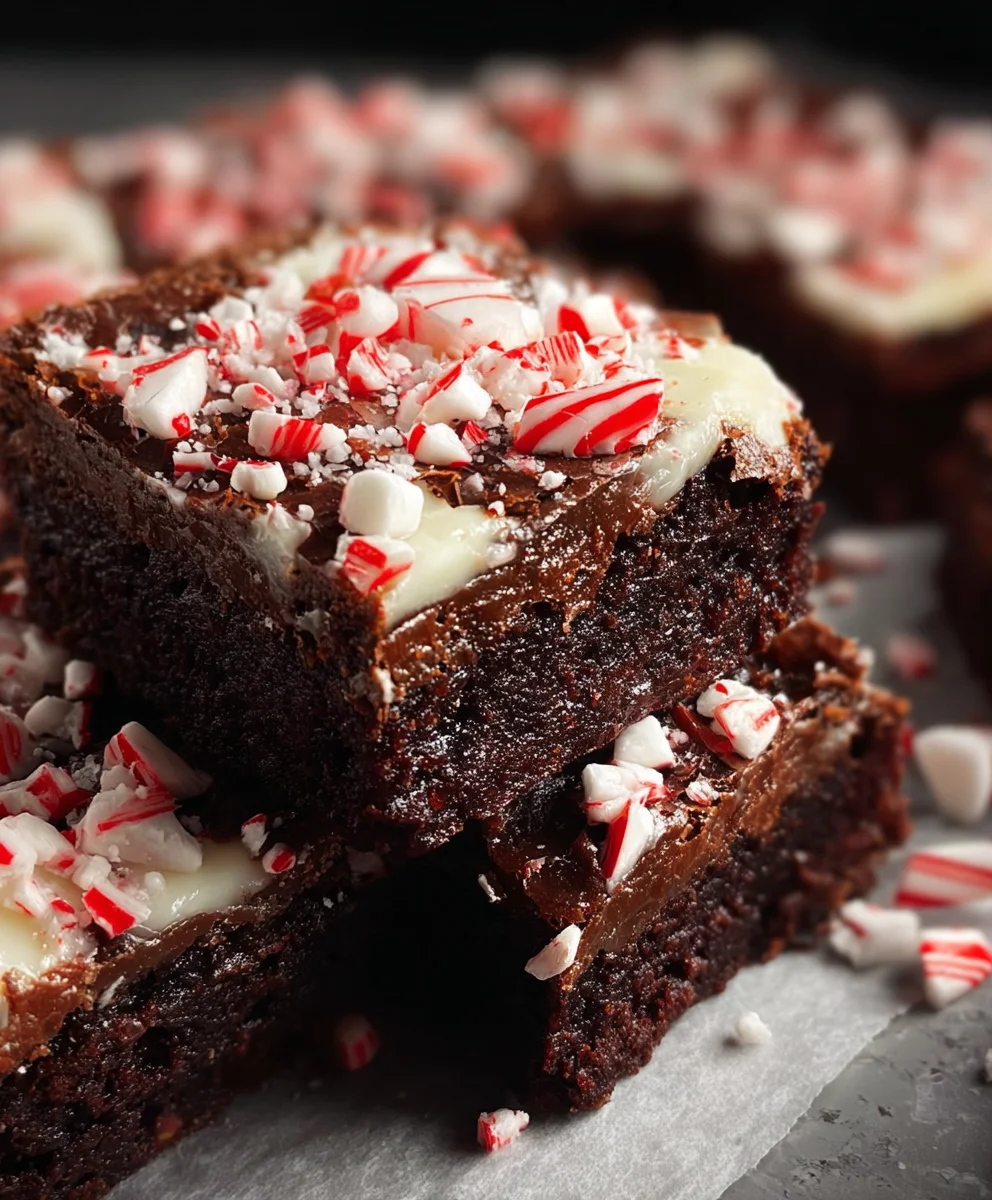 Delicious Peppermint Brownies-Festive & Easy Treat